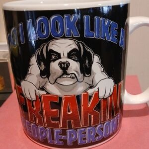 Big Dogs Black and White Mug